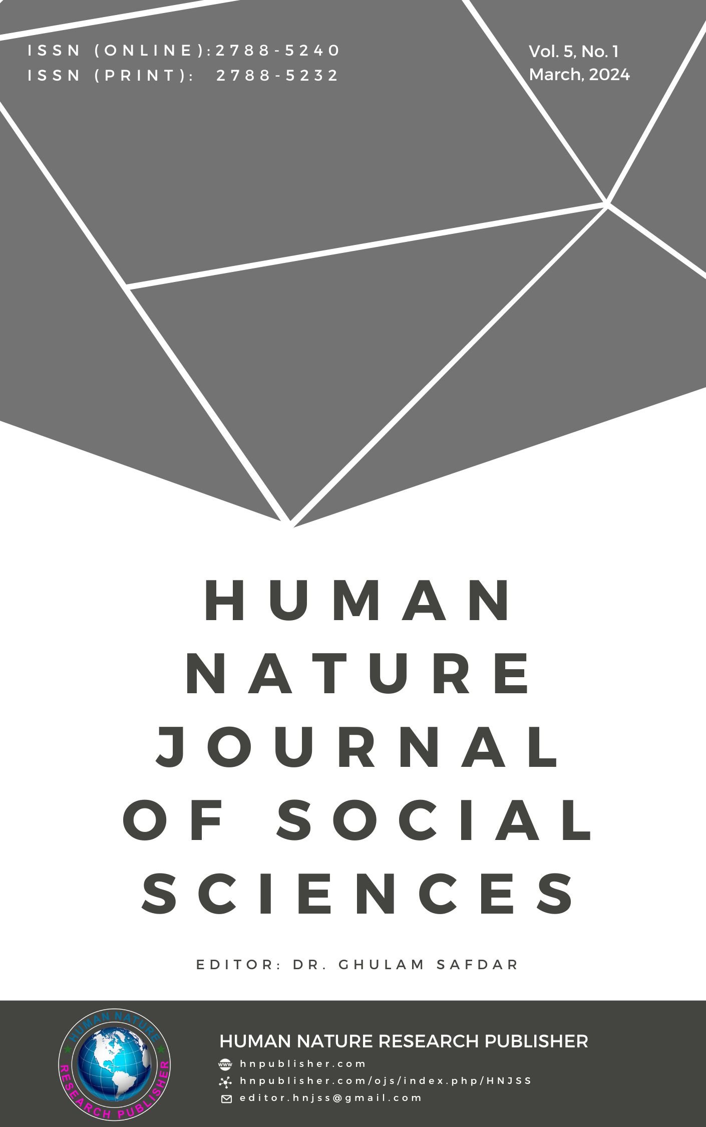 					View Vol. 5 No. 1 (2024): Human Nature Journal of Social Sciences
				