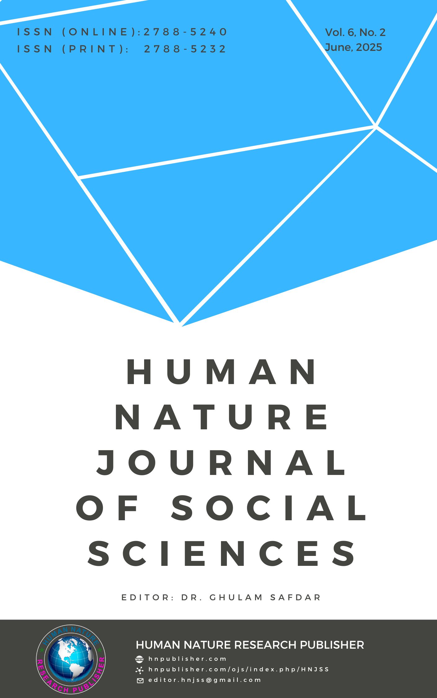 					View Vol. 6 No. 2 (2025): Human Nature Journal of Social Sciences
				