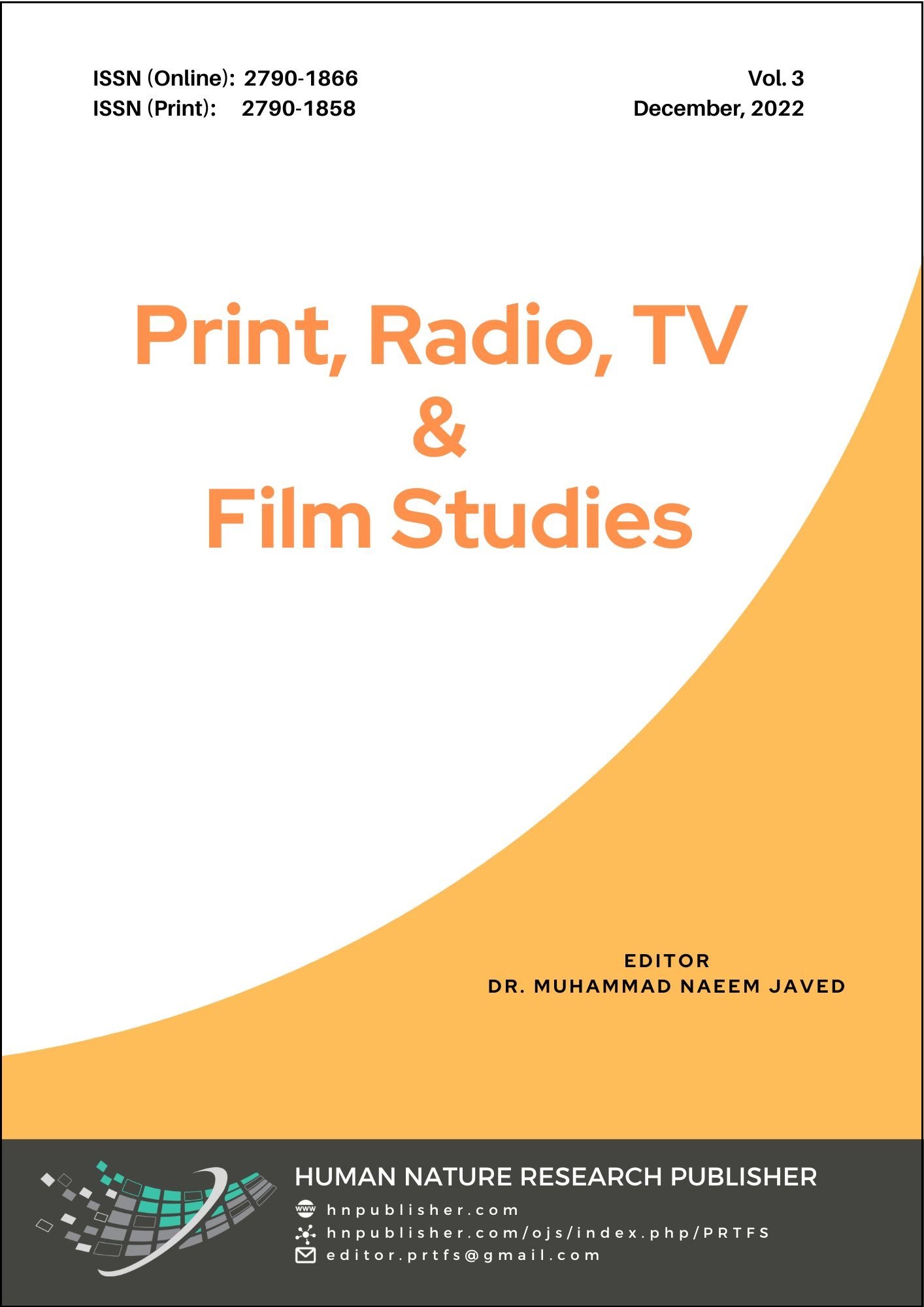 					View Vol. 3 (2022): Print, Radio, TV & Film Studies
				