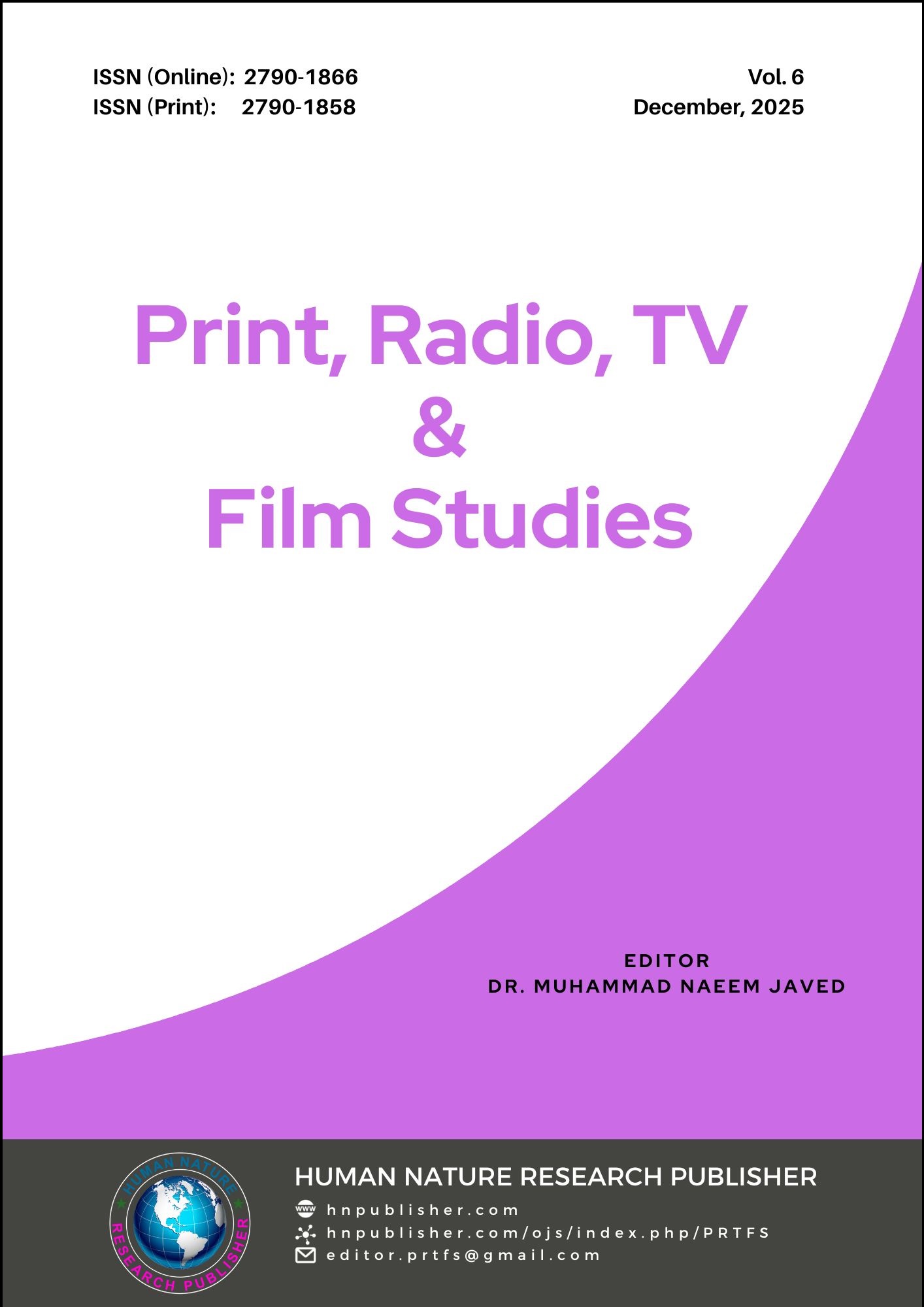 					View Vol. 6 (2025): Print, Radio, TV & Film Studies
				
