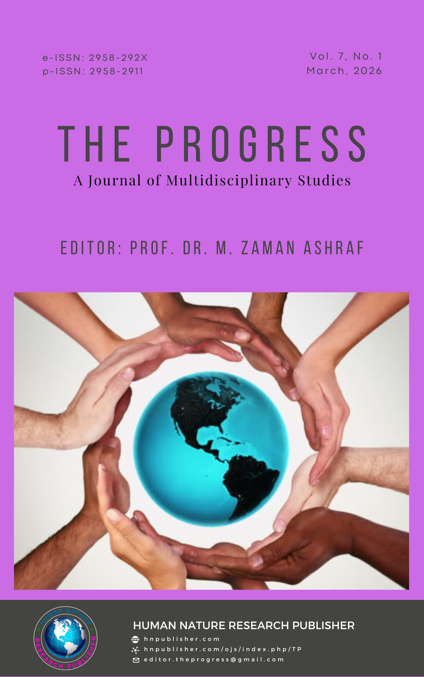 					View Vol. 7 No. 1 (2026): THE PROGRESS: A Journal of Multidisciplinary Studies
				